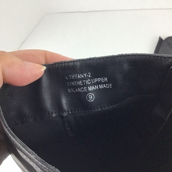 Angelina by De Blossom Black Tall “Tiffany” Boots - Picture 11 of 11